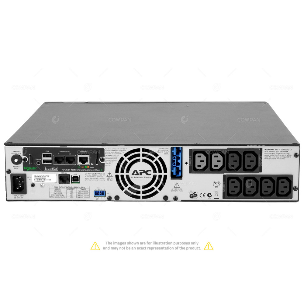 SMX1500RMI2UNC APC SMART-UPS X 1500VA, 1200W C14